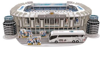 Spend hours of fun constructing this model of the iconic Santiago Bernabeu stadium, home to Real Madrid and if you can't make it to the Spanish capital.... Suitable for 7+