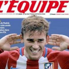 L'Èquipe solicita votos para Griezmann en el Balón de Oro