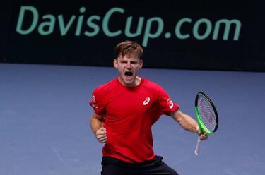 Davis Cup final level at 1-1 after first day's play in Lille