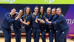 España se cuelga el oro en el ejercicio mixto en la Copa del Mundo