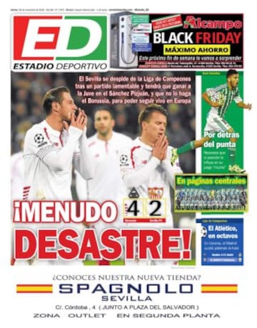 Portadas de la prensa mundial