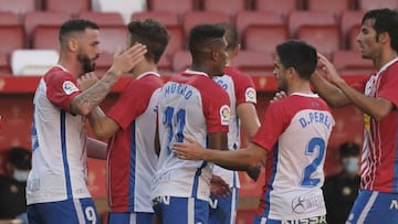 13/07/20 PARTIDO SEGUNDA DIVISION 
 CORONAVIRUS COVID19 
 SPORTING DE GIJON - MALAGA 
 SEGUNDO GOL ALVARO VAZQUEZ 2-0 ALEGRIA