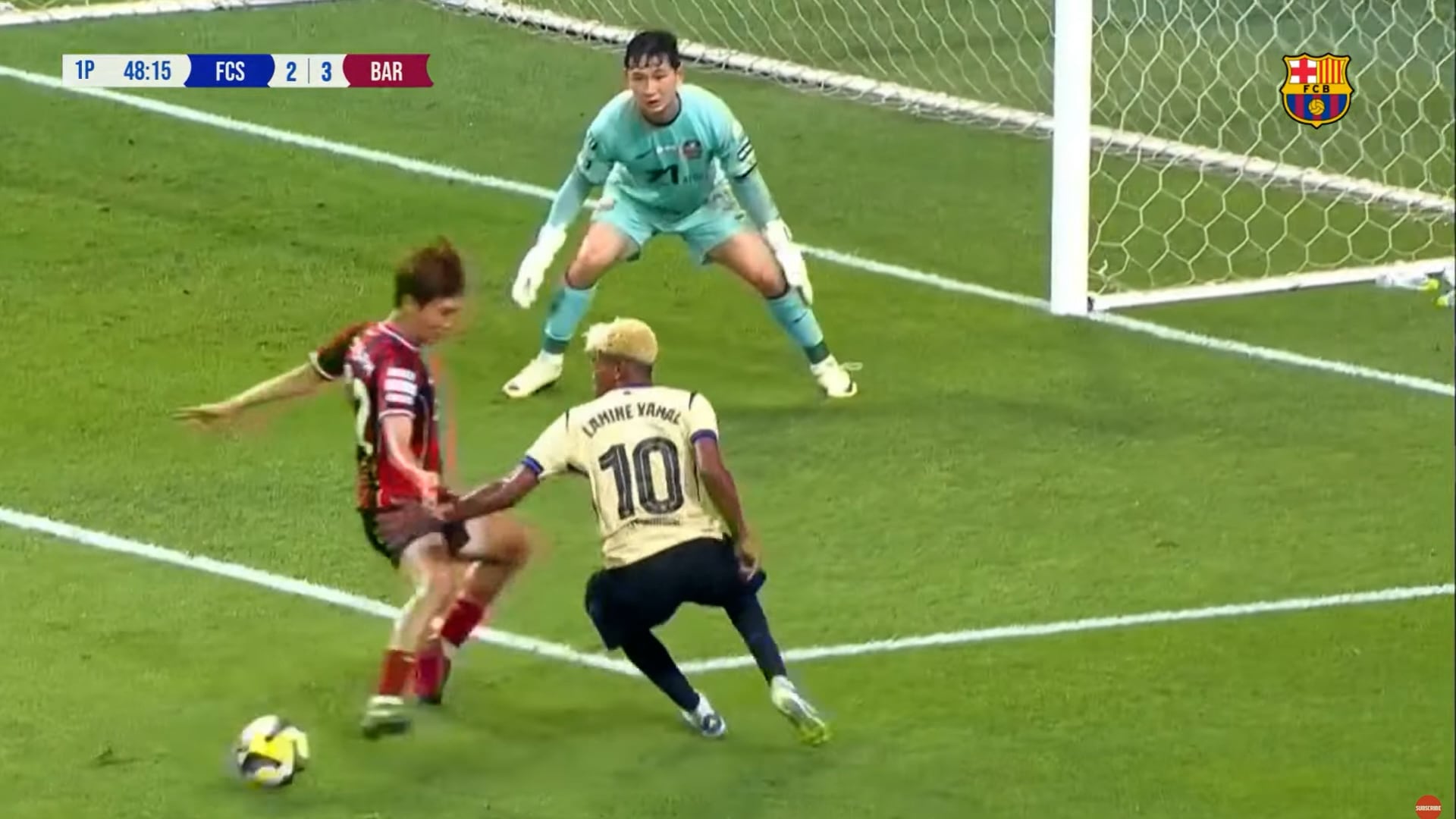 Un recorte estratosférico que está al alcance de muy pocos: Lamine se corona con este golazo