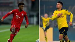 Kingsley Coman y Jadon Sancho.