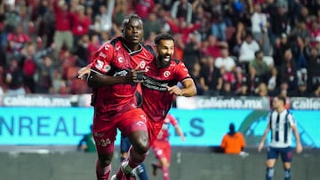 during the 12th round match between Tijuana and Monterrey as part of the Liga BBVA MX, Torneo Apertura 2025 at Caliente Stadium, on October 05, 2025 in Tijuana, Baja California, Mexico.