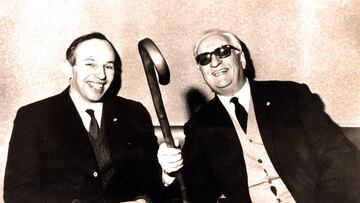 John Surtees con Enzo Ferrari.