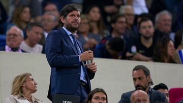 BARCELONA, SPAIN - OCTOBER 12: Sports director of FC Barcelona Mateu Alemany attends to the UEFA Champions League group C match between FC Barcelona and FC Internazionale at Spotify Camp Nou on October 12, 2022 in Barcelona, Spain. (Photo by Pedro Salado/Quality Sport Images/Getty Images)
PUBLICADA 04/02/23 NA MA12 1COL