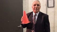 Un cono: la insólita burla de Stoichkov a Arbeloa