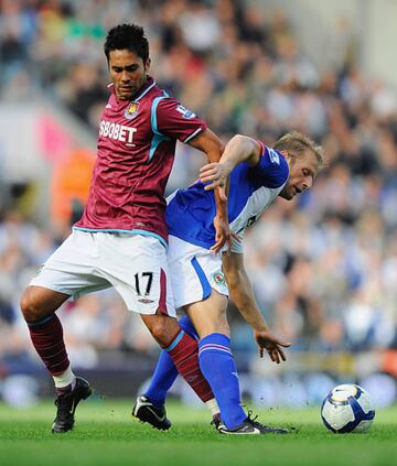 Durante el paso de Luis Jiménez por el West Ham el 2009, el chileno compartió con Robert Green, portero mundialista con Inglaterra el 2010.