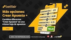 Crear Apuesta + de Betfair para la jornada 3 de la Champions League