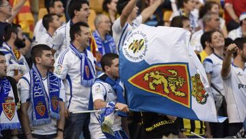 Aficionados del Real Zaragoza. 