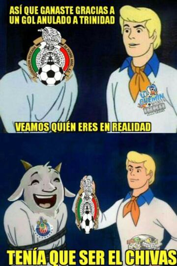 México derrota a T&T pero no es suficiente para los memes