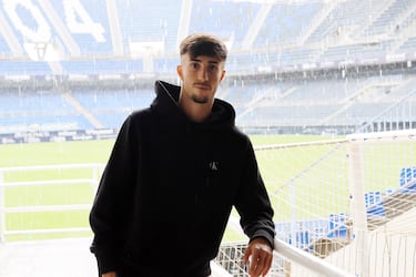 David Larrubia: “Mi padre tiene dos tatuajes, uno es por mí y el otro el escudo del Málaga”