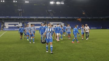 Partido Deportivo de La Coru&ntilde;a -  Ponferradina. Trofeo Teresa Herrera 2021. Berganti&ntilde;os