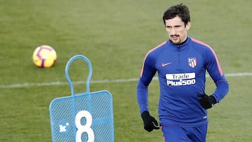 Savic, en un entrenamiento del Atl&eacute;tico.
 
 
 
 
 
 
 