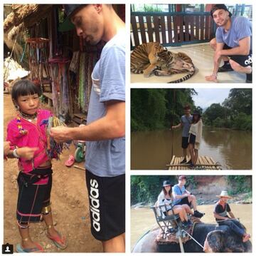 También viajó a Tailandia.