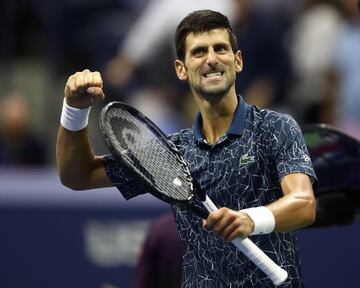 Novak Djokovic ante Kei Nishikori.