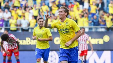29/10/22 PARTIDO PRIMERA DIVISION CADIZ - ATLETICO DE MADRID 2-0 GOL DE ALEX FERNANDEZ