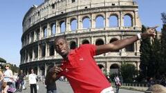 Bolt correrá en Roma, donde ganó el año pasado con 9.76