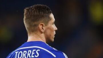 Fernando Torres, en el amistoso ante la Real Sociedad.