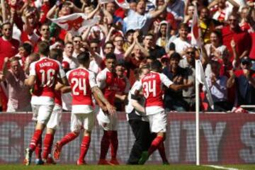 Arsenal se impuso por 1-0 al Chelsea, con gol de Oxlade-Chamberlain; y se quedó con la FA Community Shield por segundo año consecutivo.