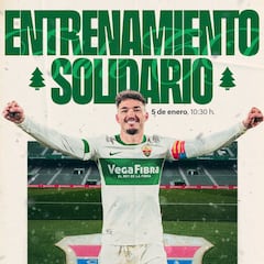 El Elche organiza un entrenamiento solidario en el Martínez Valero