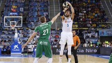 Resumen del Madrid-Unicaja, Copa del Rey ACB 2018: Rudy y Campazzo decantan el partido