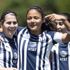 Rayadas venció al Atlas a domicilio en la Liga MX Femenil