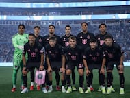 CHARLOTTE, NORTH CAROLINA - MARCH 14: Players of Inter Miami pose for a team photo prior to the MLS match between Charlotte FC and Inter Miami CF at Bank of America Stadium on March 14, 2026 in Charlotte, North Carolina. Krista Jasso/Getty Images/AFP (Photo by Krista Jasso / GETTY IMAGES NORTH AMERICA / Getty Images via AFP)