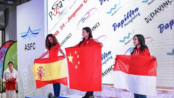 Pilar Moreno, plata en el Mundial de parapente