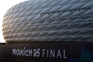 Cu¨¢ntas personas caben en el Allianz Arena de M¨²nich, el estadio que acoge la final de la Champions
