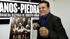 El boxeador paname&ntilde;o Roberto &#039;Manos de Piedra&#039; Dur&aacute;n, durante una entrevista.