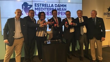 La presentaci&oacute;n del Estrella Damm Mediterranean Open se ha celebrado hoy en Barcelona.