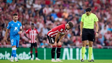 Yeray, operado del aductor derecho