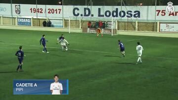 Real Madrid's Japanese youth starlet Pipi scores sublime goal