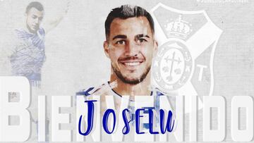 Joselu, presentado como jugador del Tenerife.