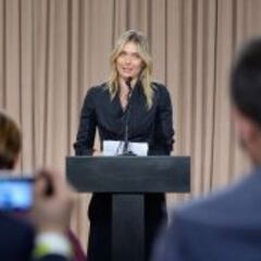 Sharapova anuncia que dio positivo en el Open de Australia