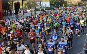 Las mejores imágenes del maratón de Valencia