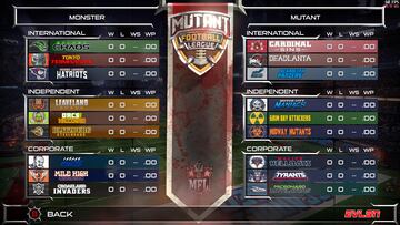 Captura de pantalla - Mutant Football League (PC)