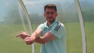 Laporte explica qu¨¦ es el 'tecktonic' y por qu¨¦ lo hizo en su gol