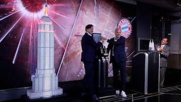 El homenaje del Empire State al Bayern Múnich en Nueva York