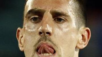 AGRADECIDO. Ribery agradeci¨® el apoyo de los suyos
