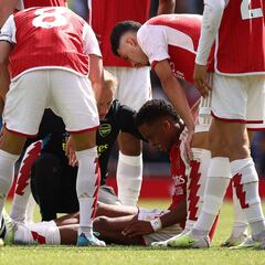 Drama para Arteta: Timber, roto