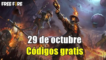 Códigos Free Fire de hoy 29 de octubre de 2021; todas las recompensas gratis