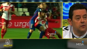 Puñetazo de Alcácer ante el Espanyol y Roncero se indigna