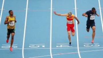 Bolt se pasea y gran récord de España para Bruno Hortelano