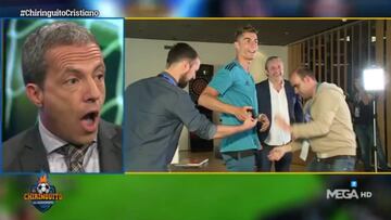 El momentazo del año en 'El Chiringuito' lo dio Cristiano: solo hay que ver la cara de Soria