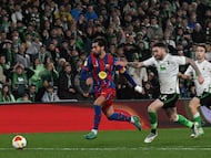 Racing de Santander put up a tough fight against Barcelona, but were undone on two occasions.