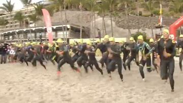 Gran Canaria celebra el primer triatlón de media distancia en Europa en tiempos de pandemia