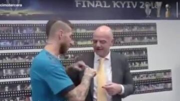 La surrealista petici車n de Ramos a Infantino para las pr車ximas Champions